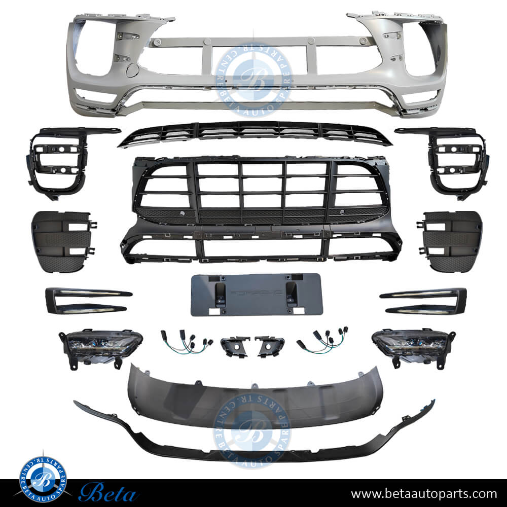Front Bumper Turbo for Porsche Macan 2014-2018 models, Part Number 95B807221E Front Bumper Turbo for Porsche Macan 2014-2018 models, Part Number 95B807221E